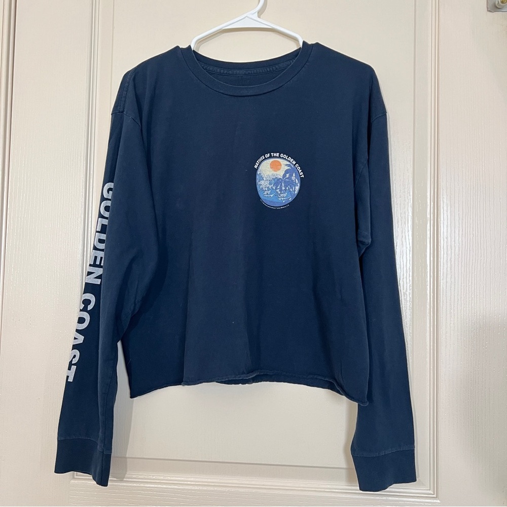 Brancdy Melville Graphic Cropped long sleeve tee